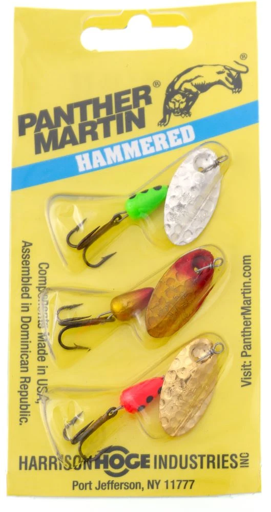 Panther Martin Hammered 3 Pack Spinner Kit 1 Panther Martin Hammered 3 Pack Spinner Kit