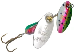 Panther Martin DualFlash Twin Blade Inline Spinner -Vis en Kleding Shop Duel Flash Rainbow Trout Silver