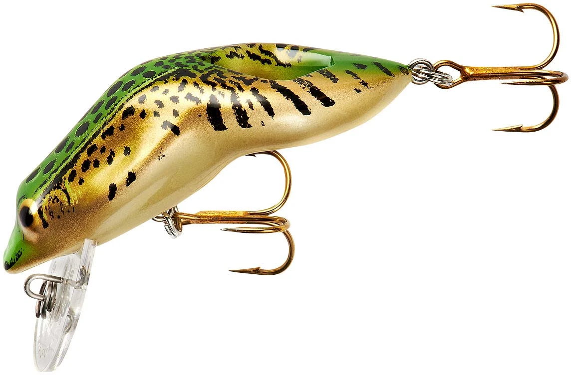 Rebel Teeny Wee Frog 1 1/2 Inch Ultralight Waking Crankbait 1 Rebel Teeny Wee Frog 1 1/2 Inch Ultralight Waking Crankbait